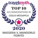 Masseria il Mandorlo Fiorito è stata scelta da Travel Myth, leader del turismo internazionale