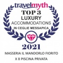 Masseria il Mandorlo Fiorito è stata scelta da Travel Myth anche per l'anno 2021